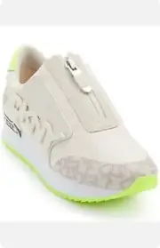 Dkny Mareesa Zip-p Sneakers, Van/Neo Green Women's Size 10