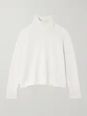 [James Perse] James Perse - Recycled-cashmere Turtleneck Sweater - Light gray - 1 1 Gray