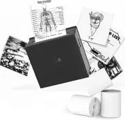 M02 Sticker Printer- Thermal Bluetooth Mini Phone Printer with 3 Rolls Paper, fo