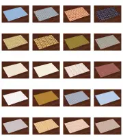 Ambesonne Place Mats 4 Piece Group No Wrinkle Placemats Dining and Kitchen Table