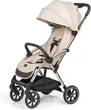 Leclerc Baby Influencer Baby Stroller (Sand Chocolate)- Compact Fold, Ultra-Light Weight & Compact 6.6kg, Cot or Capsule, Travel Stroller, Airplane Overhead