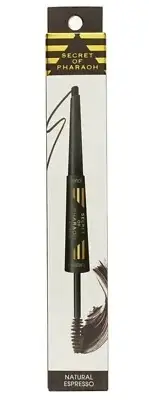 Secret of Pharaoh Dual Eyebrow - Pencil & Mascara Duo - "Natural Espresso" - NIB