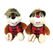 China Chip & Dale 8" Mini Bean Bag Plush Chipmunk Animal Set NWT Disney Store