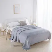 Solid Color Plush Blanket Lightweight Warm Cozy Thermal Nap Blankets for Living Room Sofa Bed