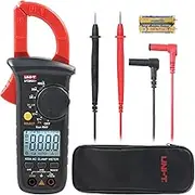 UNI-T UT200A+ Current Clamp, Digital AC Current Meter True RMS Auto Ranging Clamp Multimeter with Live Wire Detection for AC/DC Voltage, AC Current, Resistance, Diodes, Continuity