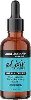 Aunt Jackie's Elixir Essentials Biotin & Rosemary Hair & Scalp Oil 59ml (2oz)