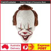 Stephen King's It Chapter Two Pennywise Mask Scary Joker Mask Halloween Cosplay