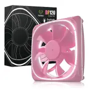 Vetroo 120mm Case Fan White LED Lighting PC Computer Silence CPU Cooling Fan