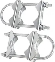 BaotyJie Antenna Mast Holder V-Shaped Bracket Kit for Outdoor TV and Flag Pole Installation