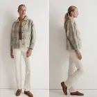 NWT Madewell Plaid Shacket Brushed Jacquard Shirt Flannel Jacket XL