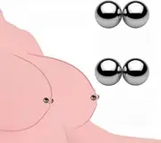 Clitoris Labia Nipple Clamps Bondage Fetish BDSM Powerful Magnetic Orbs 4 pcs for Adult Women Sex Toys