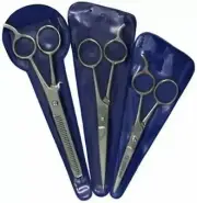 Hair Cutting Scissors Precision 3-piece of Barber Shears Set For Home & Salon
