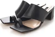 [EVOL] Women's Mule Square Tongs 2.1 inches (5.3 cm) Heel Sandals