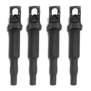 4Pcs 5970.64 Ignition Coil for C3 C4 Grand C5 DS3 DS4 1.4 1.6 MINI R55 R56 R57 R60 black
