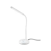 Verve Design LED Table Lamp With Wireless Charging - White
