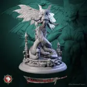 Seraphine the Dreadmother | TABLETOP SCALE | TTRPG D&D Miniature | White Werewol