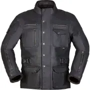 Modeka Matlock, textile jacket waterproof , color: Black , size: 6XL