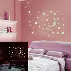 Night Starry Sky Moon Stars DIY Glow in the Dark Luminous Stickers Kids Room Wal
