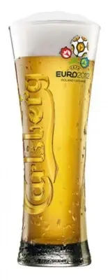 Carlsberg Euro 2012 Hosted By Ukraine & Poland Limited Edition Pint Glass BNWOB