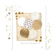 Hammond Gower Hello Little One Beautiful New Baby Card - 15.5x15.5cm