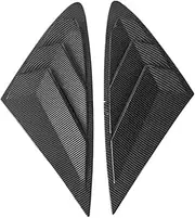 Carbon Fiber Compatible for Hyundai Sonata Sedan 2020-23 Side Window Shutters Shutter Cover -