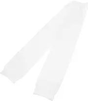 [Kisangel] Football Leg Warmers Cover Run Support Calve Compression Sleeve Calf Compression Socks Men Protection Strain Calf Sleeves Calf Stockings Leg Warmers for Men Polyester White