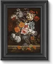 8x10 Picture Frame Minimalist Black Poster Frame with Shatter Resistant Plexiglass for Decorating Houses, Offices, Display Frame for Horizontal or Vertical Wall Mounting