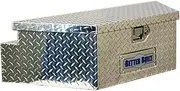 Better Built 66010148 Utility Trailer Tongue Tool Box L 39 in. x W 16.5 in. x H 12 in. Brite Aluminum Wide Utility Trailer Tongue Tool Box