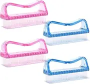 KADS 4Pcs Handheld Nail Brush Set, Nail Dust Cleaning Brush, Toe Cleaning Brush, Manicure Pedicure Tools