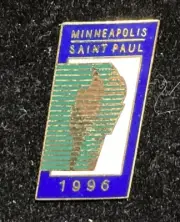 1996 Minneapolis St Paul Bid Olympic Pin Badge RARE!
