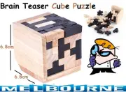 Educational Toy Puzzle Kids Child Brain Teaser 3D Ming Luban Rubiks Cube Gift AU