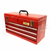 Sigma 21" In Portable Tool Chest Box Storage Cabinet Mechanic Organizer 3 Drawer