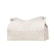 Pcs Rectangular Tissue Boxes, Tissue Dispenser Tissue Holder PU Leather Tissue Boxes Tissue Box Holder, Tissue Box for Car Living Room Bedroom Home Of