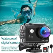 COOAU 4K Action Camera WIFI 20MP Waterproof EIS HD Screen Underwater 170° Camera