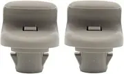 Sun Visor Clips Interior Sun Visor Holder Hook Grey for Nissan Qashqai J10 Juke F15 Tiida C12 X-Trail T30 T31 Almera Note E11 E12 Leaf ZE0 ZE1 Micra K12 P. rimera Pathath. Finder R51 Frontier
