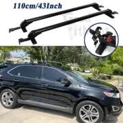 For Ford Edge 2007-2023 43.3" Car Top Roof Rack Cross Bar Luggage Carrier + Lock
