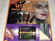 Halloween Witch Makeup & Accessories Kit.