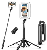 M MYBAT PRO Selfie Ring Light with 72" Tripod Stand - Extendable Selfie Stick...