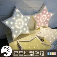 在飛比找蝦皮購物優惠-可愛星星立體造型 五芒星 裝飾燈 招牌燈 木質甜美馬卡龍色系