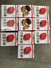 10 Pack NOSTALGIA MyMini Red Waffle Maker RED