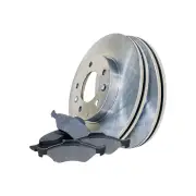 BCP Front Disc Brake Rotors + Brake Pads for Ford Spectron Maxi 4.4m 2.0L 2.2L