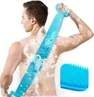 BEN SHERMAN Silicone Exfoliate Shower Back Scrubber With Handles