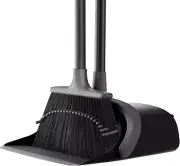Broom and Dustpan Set for Home with 52" Long Handle, Standing Set for Home Kitch