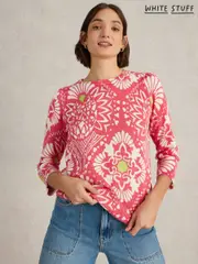 White Stuff Red Rose Jumper (F97334) | $136