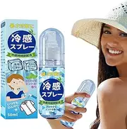 Skin Cooling Spray - Summer Colling Mist, Cool Body Mist | Cooling Face Spray Instant Cooling Mist Body Cooler, Clothing Mist Cooling Spray for Summer Outing Women Men Camping (Peppermint Extract)