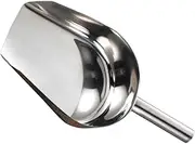 CHICAMPERA Stainless Steel Multi Purpose Scoop Tong for Flour Grain Ice Cubes French Fries Ergonomic Design Comfortable to Use Odorless Safe for Food Handling
