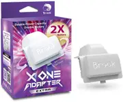 Brook X One Wireless Controller EXTRA XL Adapter and Rechargeable Battery (Xbox One to PS4/Switch/PC) (White)
