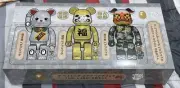 NEW Bearbrick x BAPE Lion Dance Daruma Maneki Neko 100% / 400% 6-Pc Set Medicom