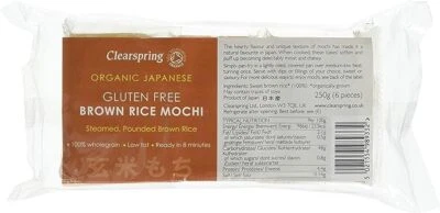 Clearspring Org Gluten Free B rice Mochi 250g-9 Pack