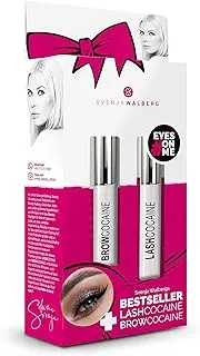 Christmas Special Beauty Set Lashcoca!ne Eyelash Serum + Browcoca!ne Eyebrow Serum, Vegan, Dermatest Very Good, Long Eyelashes, Full Brows, Test Winner by Svenja Walberg